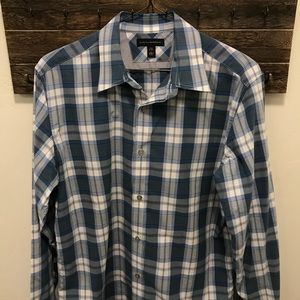 Banana Republic Plaid Button-Up